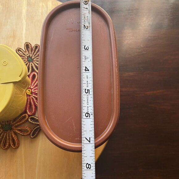 (VKC) Vintage Tupperware Modules & Tupperware Harvest Gold Sugar Container - Picture 8 of 11